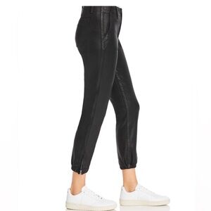 NWOT PAIGE Mayslie Jogger in Black Fog Luxe Coating